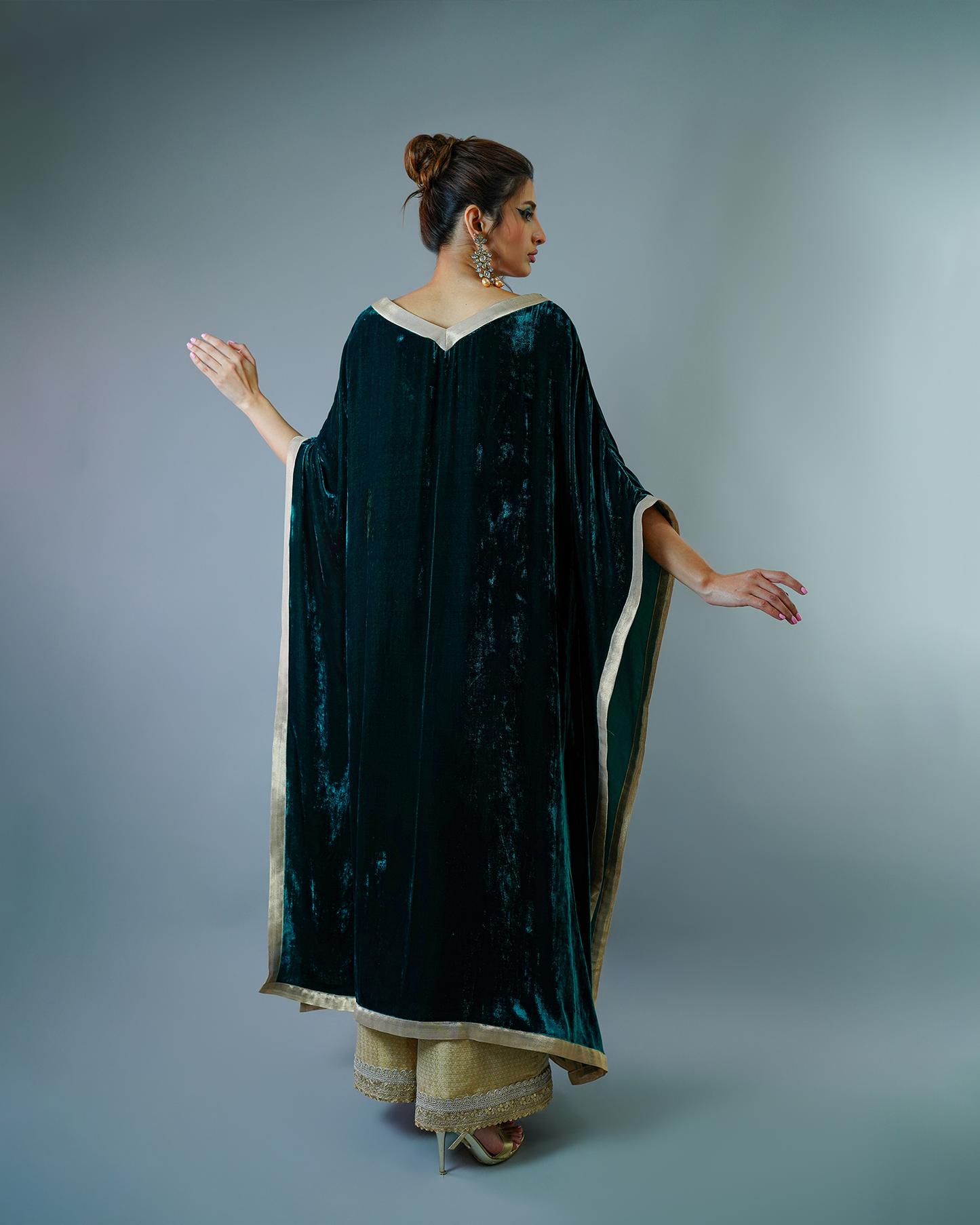 Jewel Neck Kaftan