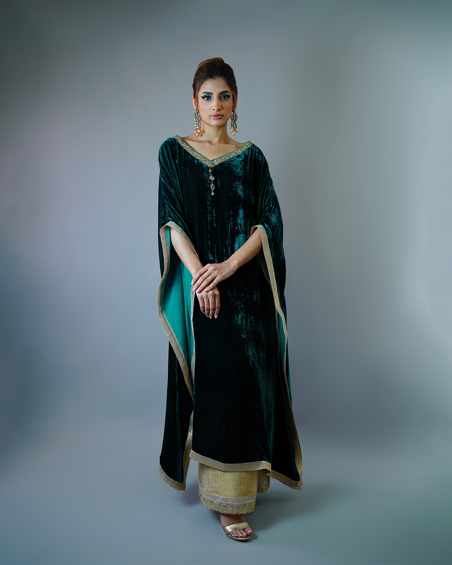 Jewel Neck Kaftan