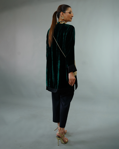 Forest Velvet Tunic