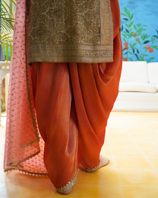 Redgold Dhoti Shalwar