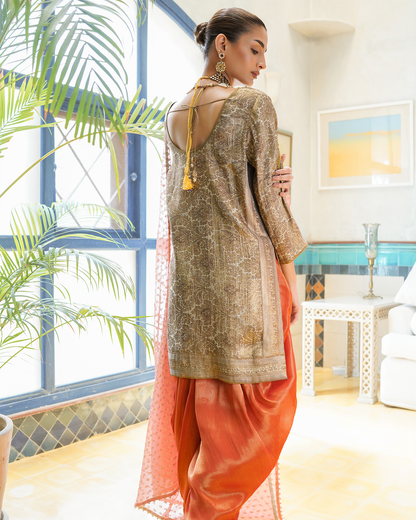 Redgold Dhoti Shalwar