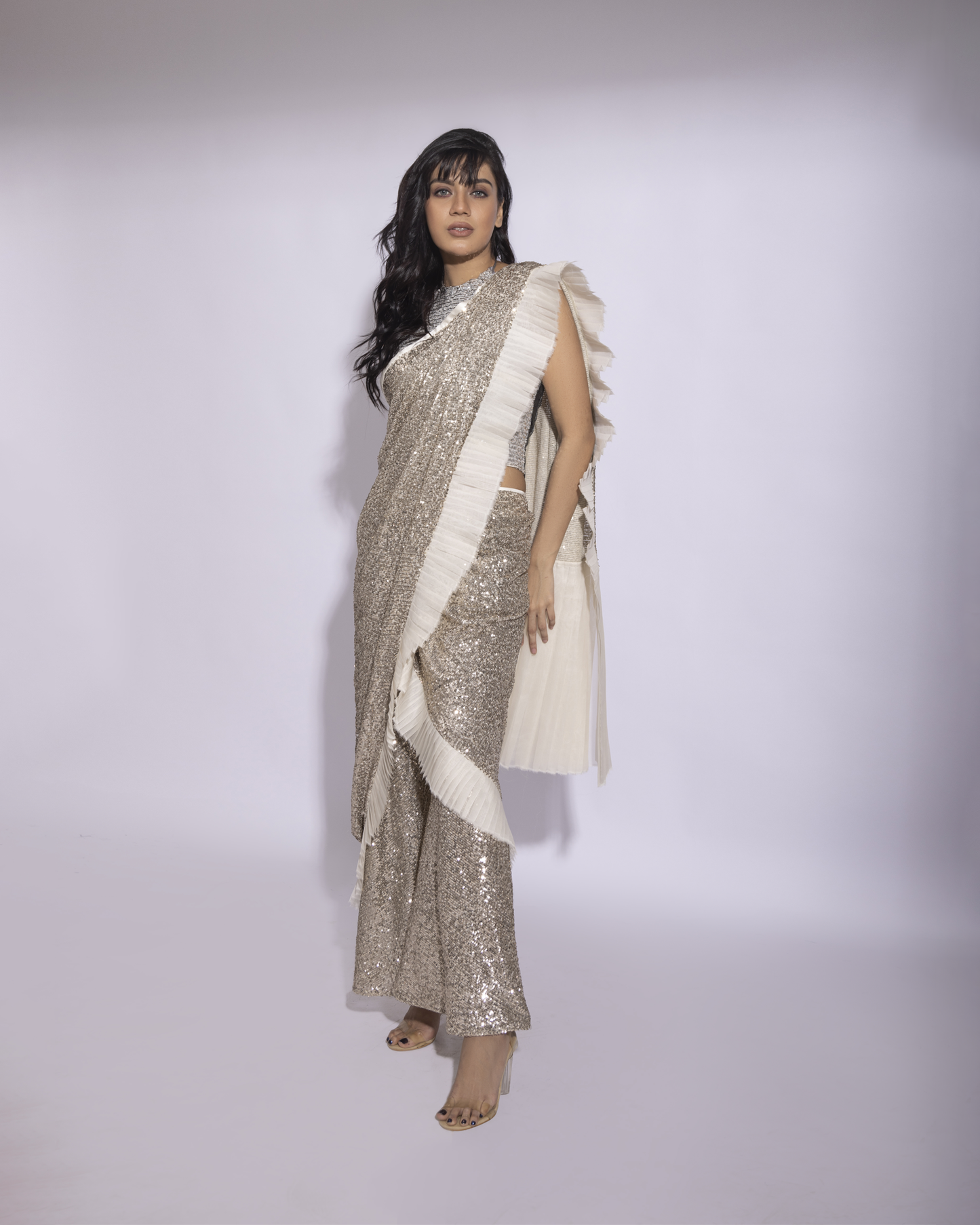 Sequined Sari