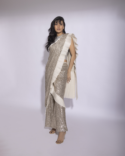 Sequined Sari