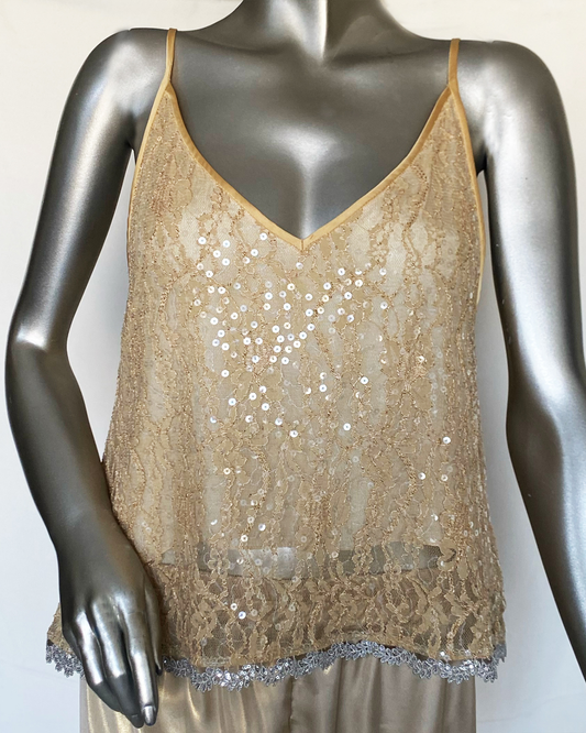 Gold Beige Cami