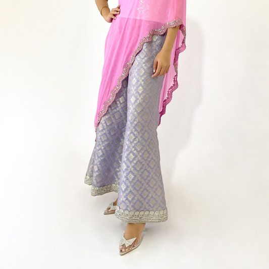 Mysore Brocade Flared Pants